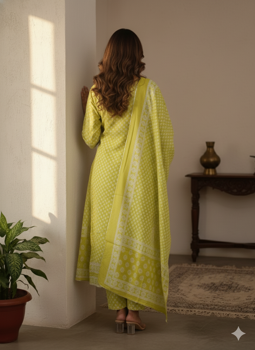 Jugnu with Dupatta Set