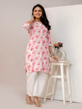 Printed Straight kurta with pant