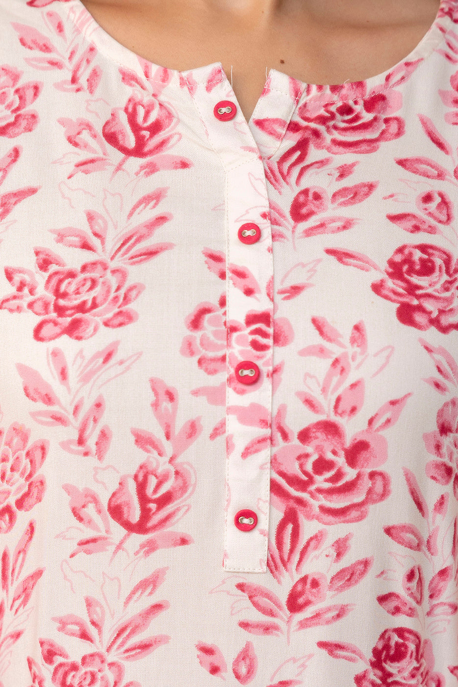 Printed Straight kurta with pant